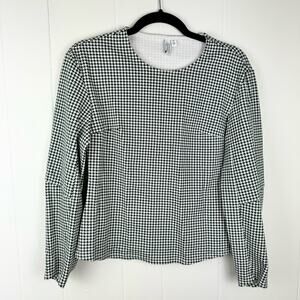 And Other Stories Houndstooth Quarter Length Shirt Size 2 EUC Structured
